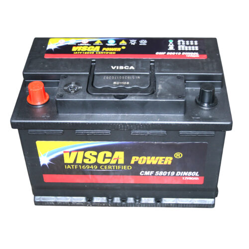 BATTERIE TB (+ -) VISCA 12V 80A SANS ENTRETIEN (LEFT)