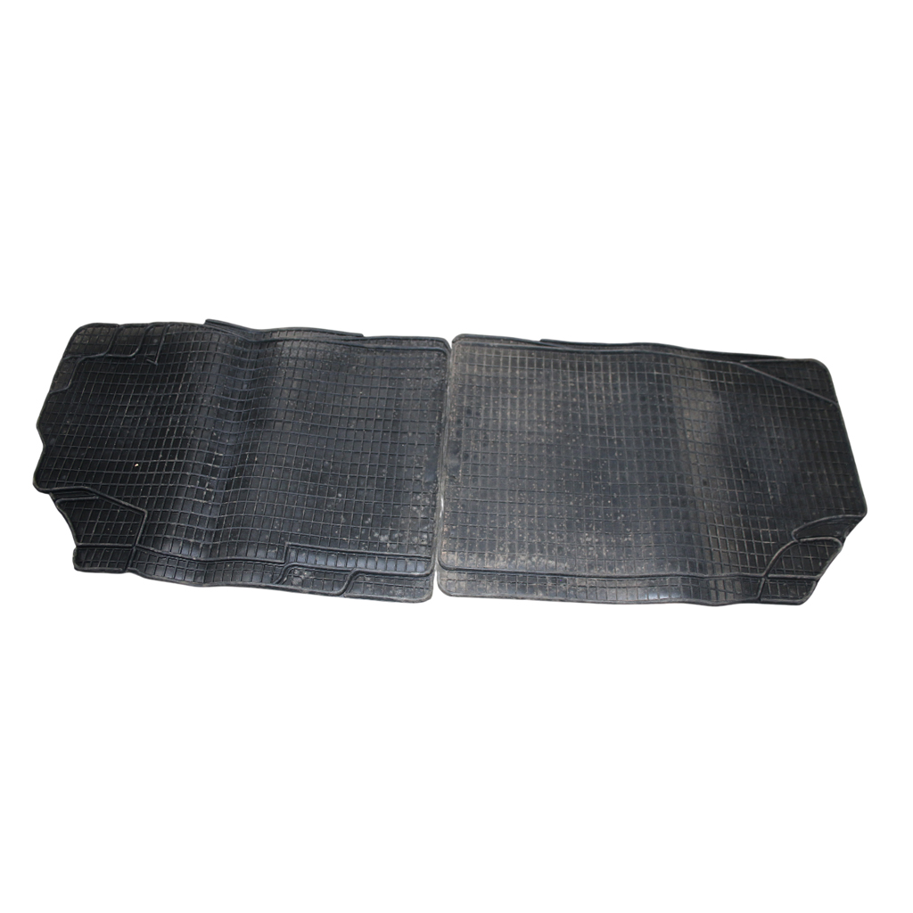 TAPIS CAOUTCHOU P.PODA 2PCS AV NOIRE