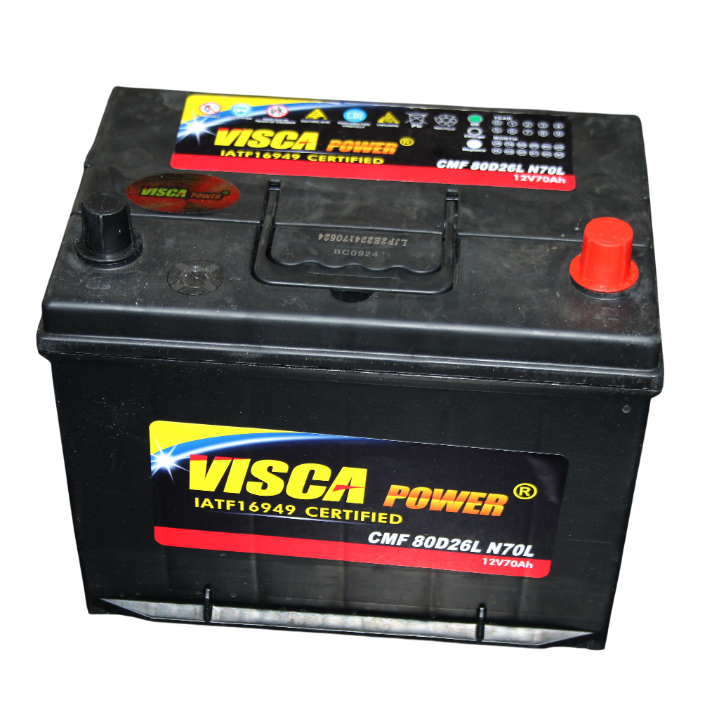 BATTERIE TN (+ -) VISCA 12V 70A SANS ENTRETIEN