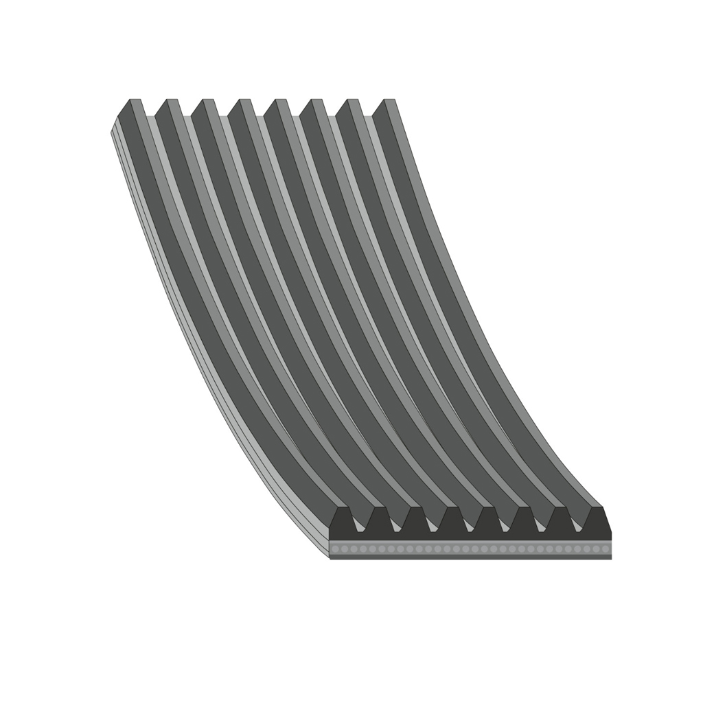 COURROIE DAF 45FA/55FA 8PK1455 à 8PK1463