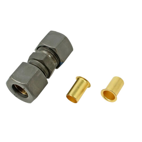RACCORD METALLIQUE AVEC FILETAGE d12