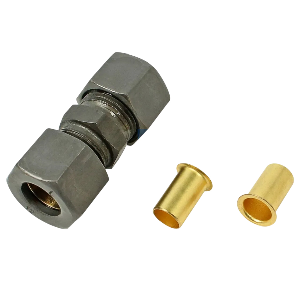 RACCORD METALLIQUE AVEC FILETAGE d15