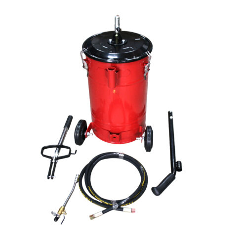 POMPE A GRAISSE AVEC ROULETTE NORME TORIN 30
