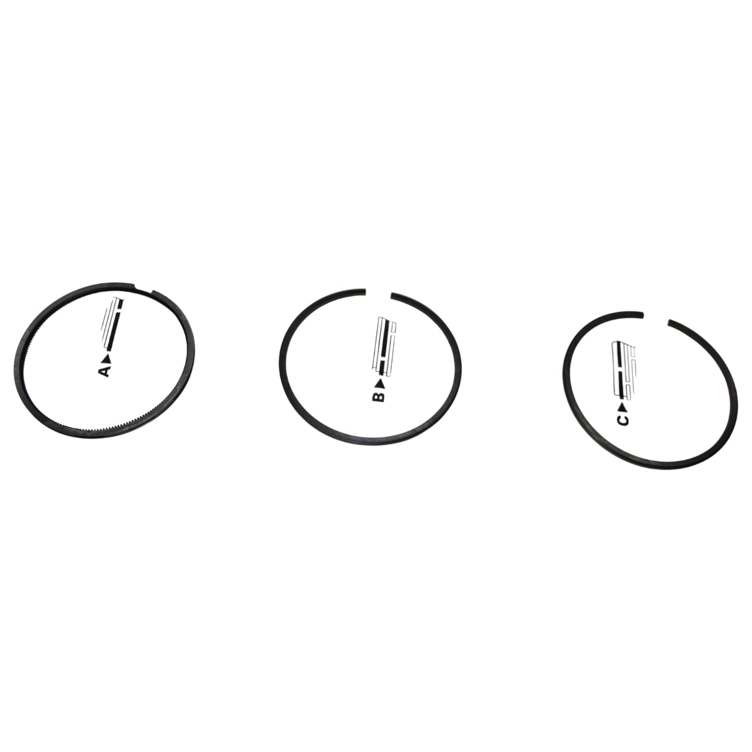 SEGMENTS COMP OM355/402 d90.50 (2,5+2,5+4)
